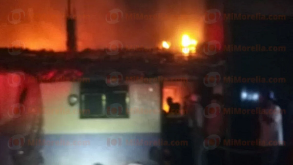 Michoacán: niña de 6 años muere atrapada durante incendio en casa de madera