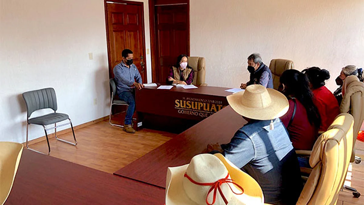 Edil de Susupuato se compromete a revisar demandas de antorchistas