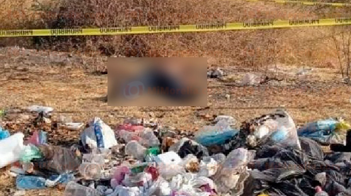 Abandonan cadáver baleado en basurero clandestino, en Michoacán
