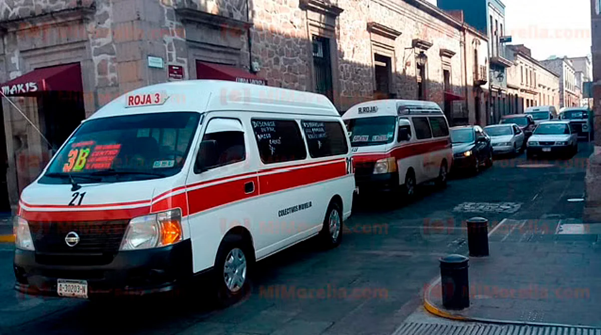 En Michoacán, sin fecha para posible incremento a tarifa del transporte público