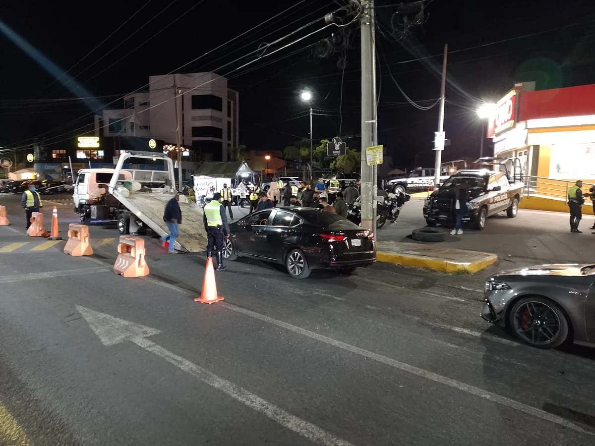 Infraccionan a 21 personas en Morelia tras operativo Conduce sin Alcohol