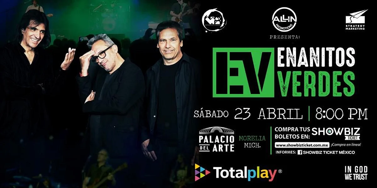 Comienza venta de boletos para concierto de Enanitos Verdes en Morelia