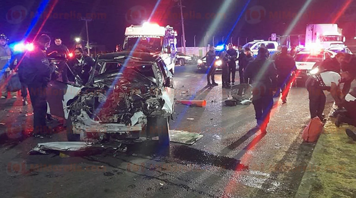 Morelia: persecución termina con un policía atropellado y 3 civiles heridos