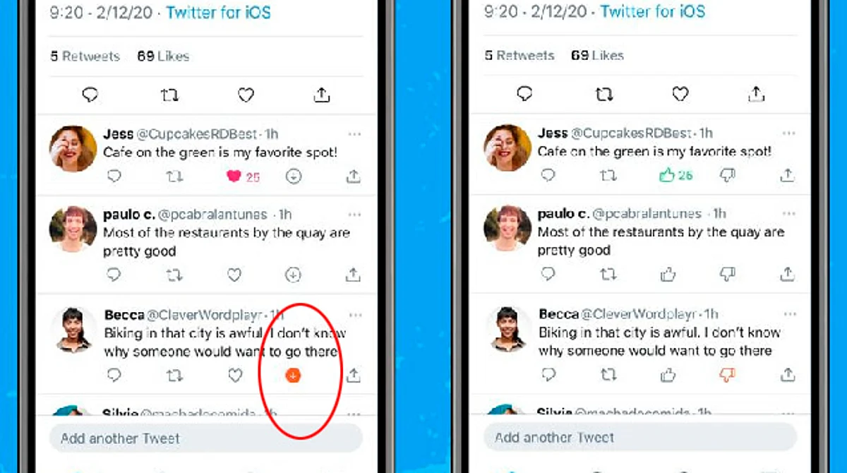 Twitter anuncia que el "No me gusta" lo liberará a más personas de todo el mundo