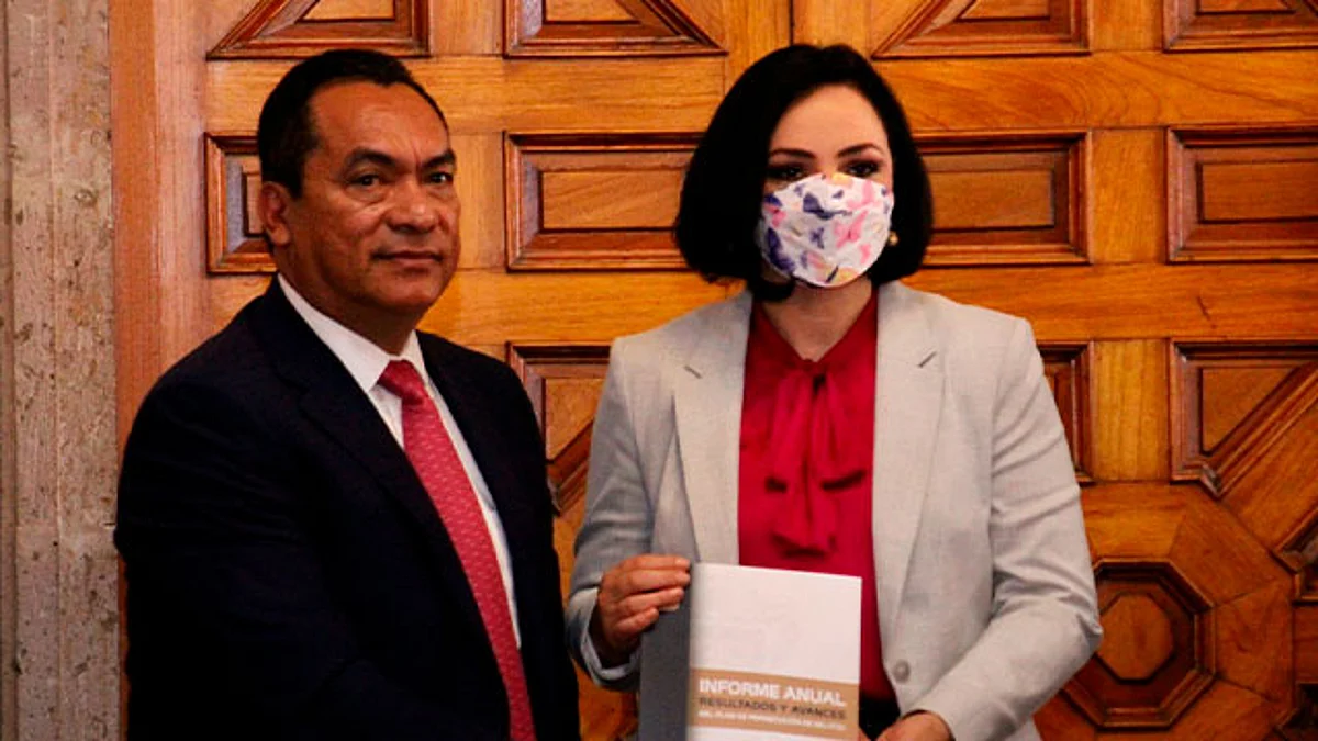 Recibe Poder Legislativo de Michoacán 3er Informe Anual de la FGE