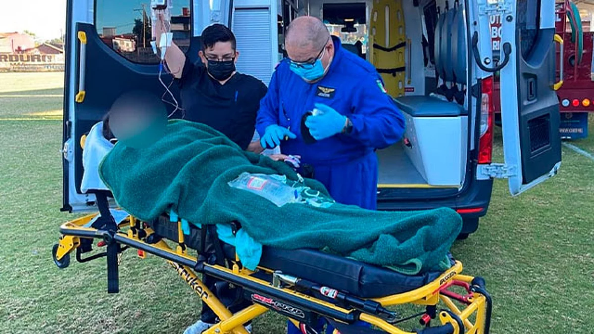De Ario a Morelia, trasladan por helicóptero a mujer para su atención médica