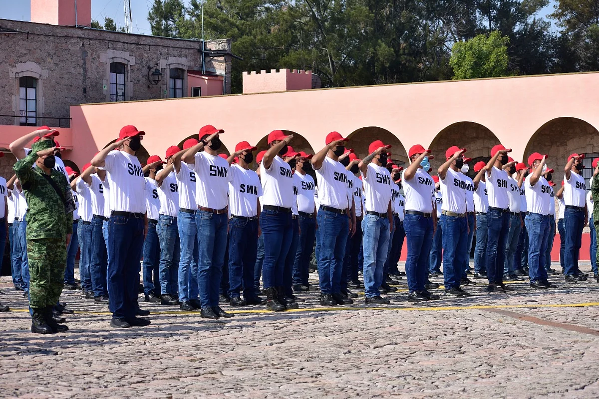 Realizan ceremonia de bienvenida a jóvenes del Servicio Militar Nacional