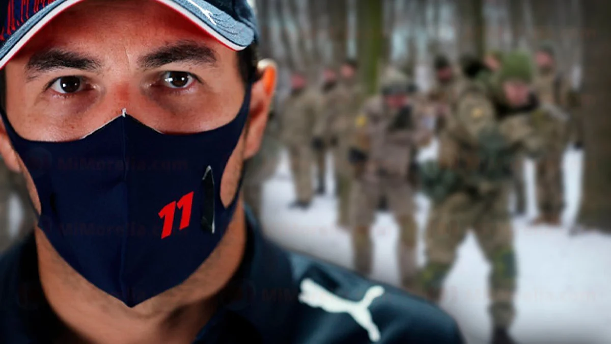 "Todas mis oraciones están con nuestros hermanos en Ucrania": Checo Pérez