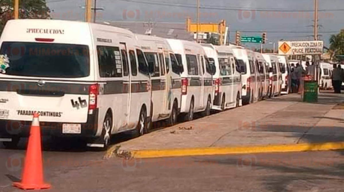 Michoacán: transportistas de LC exigen 2 pesos más a tarifa de pasaje