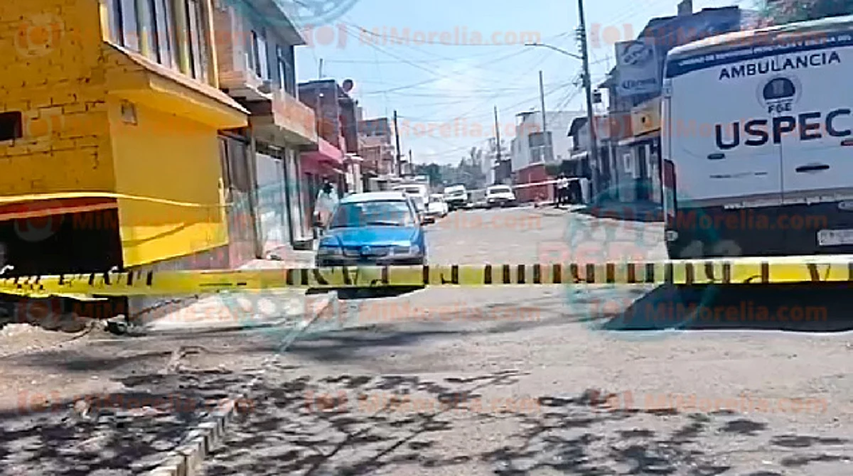 Asesinan a balazos a hombre afuera de su casa, en Morelia