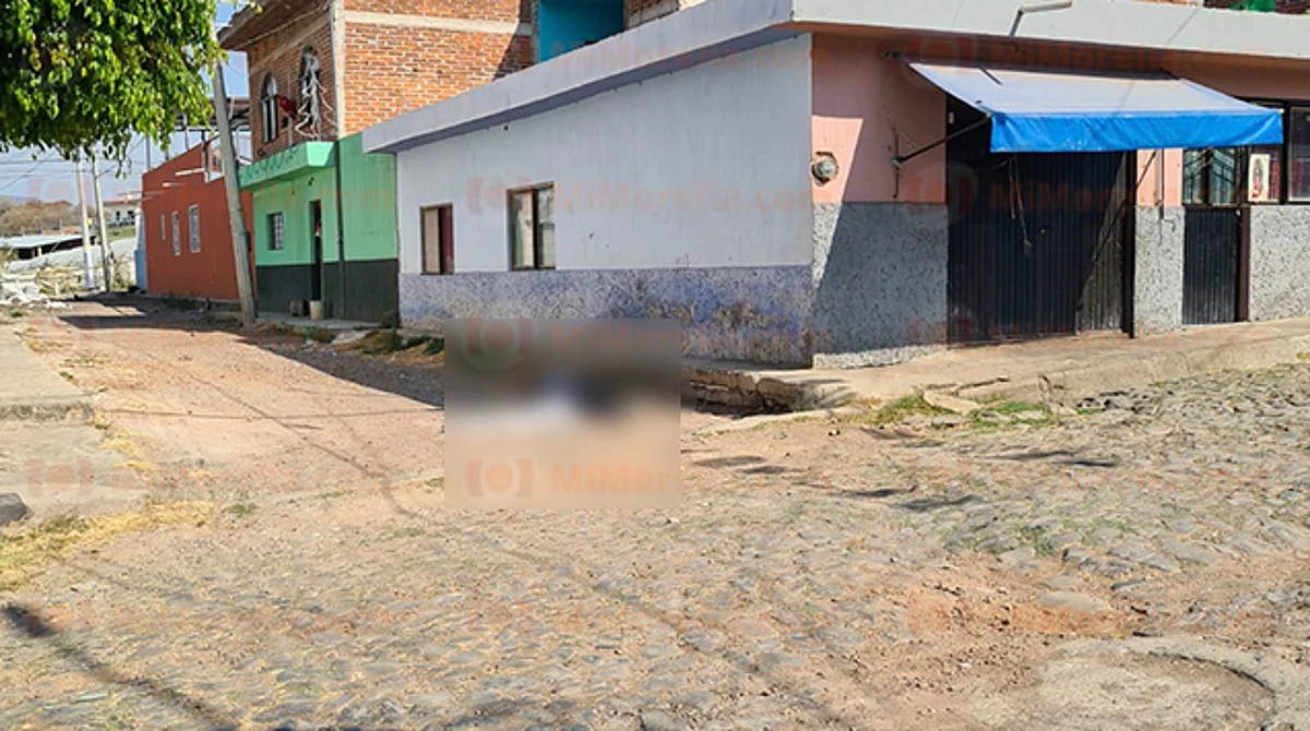 Asesinan a hombre en las calles de la colonia Francisco Villa, en Jacona