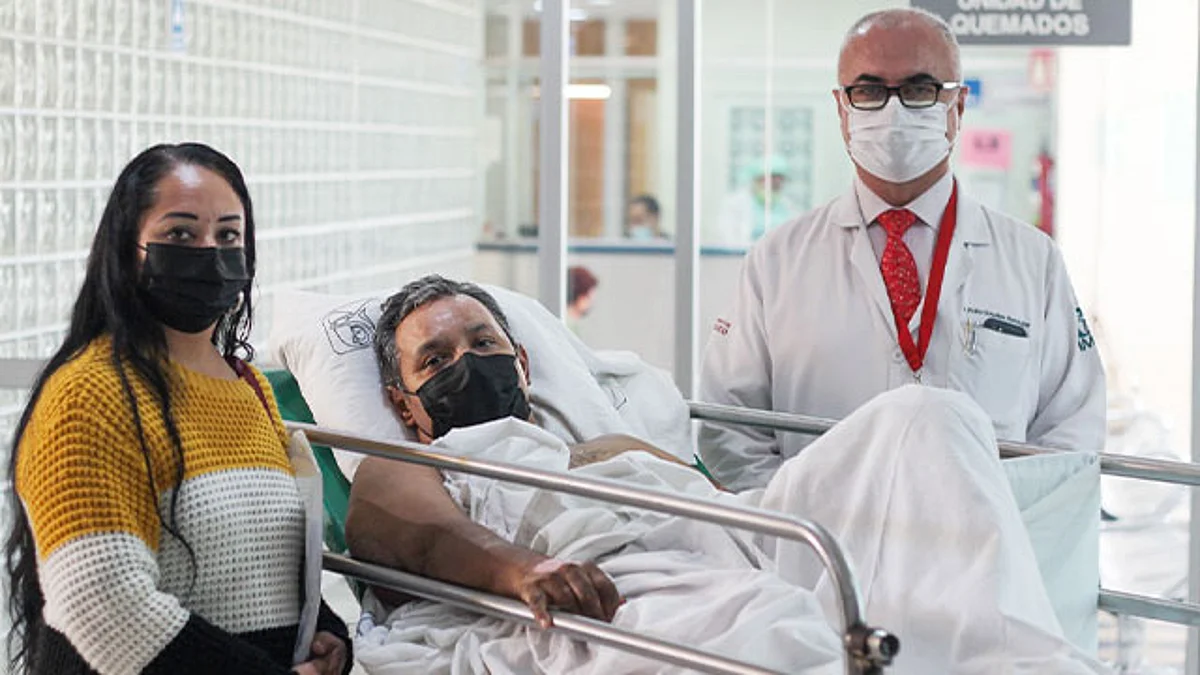 Además de preservar su vida, los cuidados de un equipo multidisciplinario evitaron la amputación de un brazo del paciente