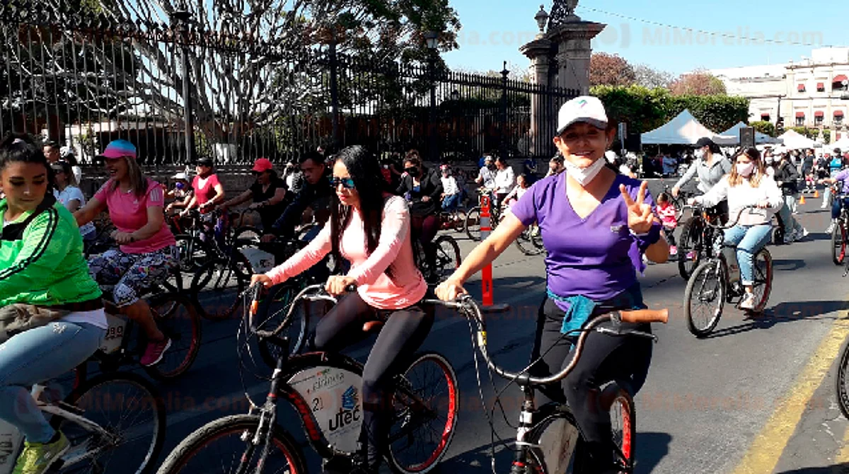 Este domingo en Morelia, rodada en conmemoración del Día de la Mujer