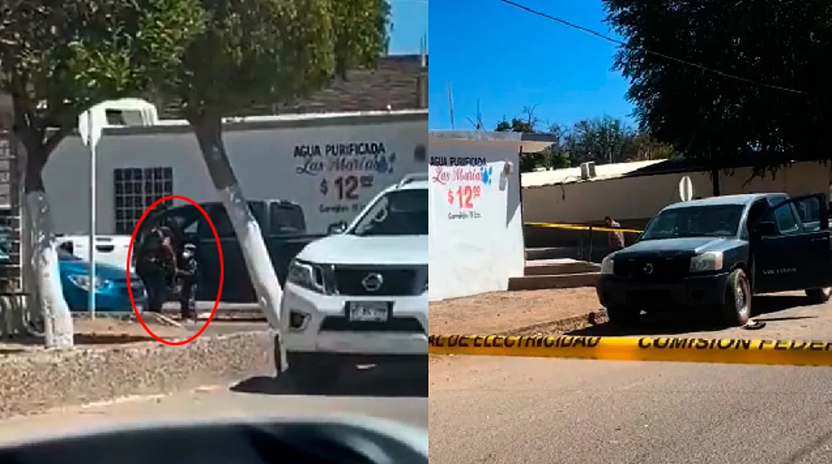 Difunden video de niña corriendo tras su papá mientras es secuestrado en Sonora