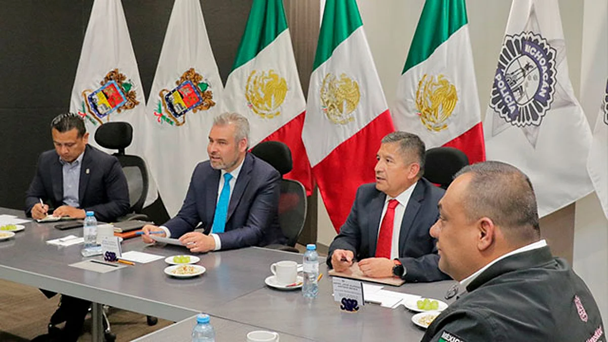 Gabinete de Seguridad revisa estrategia operativa en Michoacán