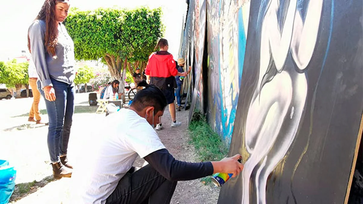 Realizan exposición de arte Urbano “Ella me Inspira” en Zamora