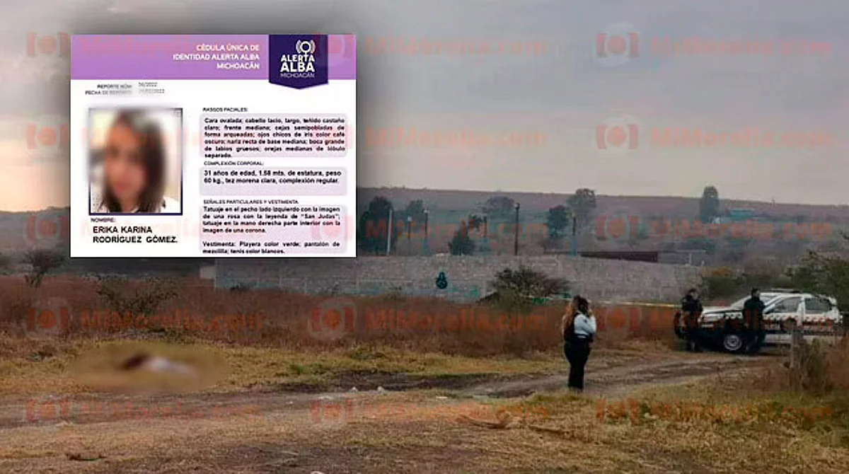 Rubén Nahaliel, quien en determinado momento la privó de la vida, para después subir su cuerpo a una camioneta Ford, F150, en la que fue trasladada hasta el sitio donde la abandonó