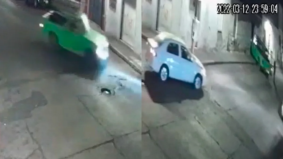 Morelia: dio la vuelta y se impactó contra un negocio; lo buscan