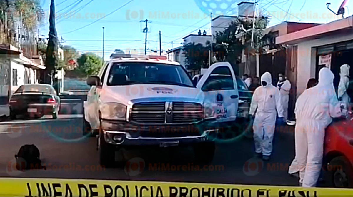 Lo matan a balazos en su camioneta, en Morelia