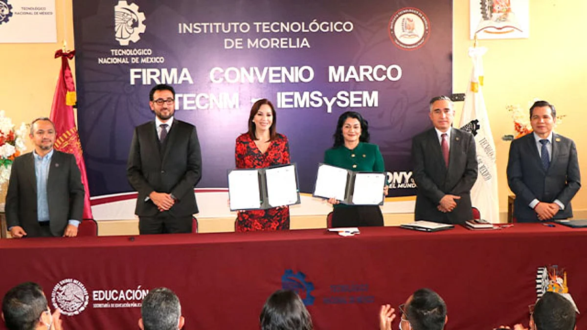 Tecnológico Nacional de México firma convenio con el IEMSySEM
