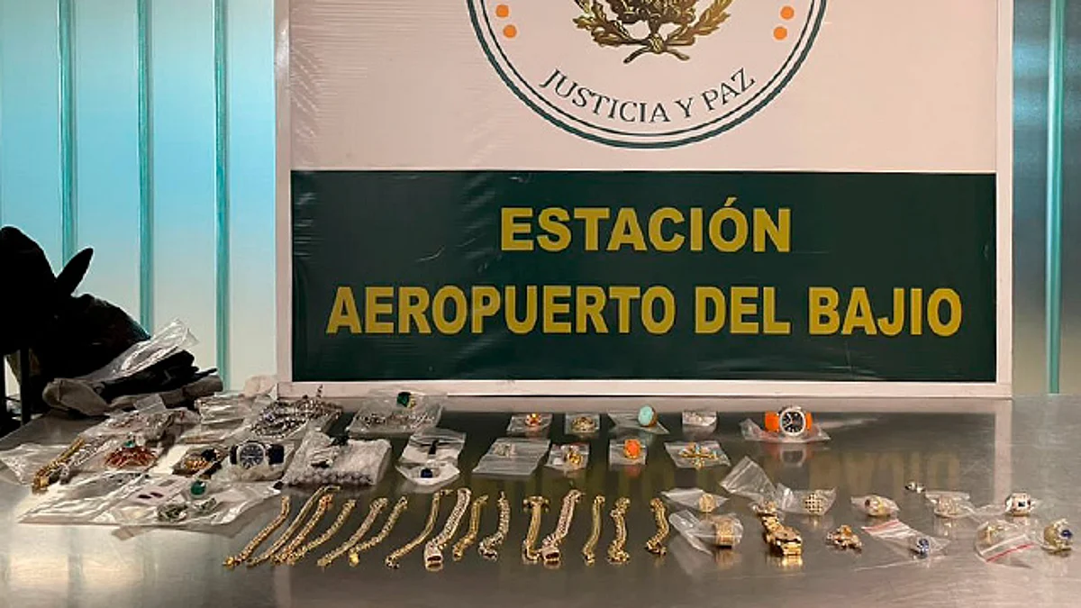 Decomisan joyería con valor cercano a 43 millones de pesos en Guanajuato
