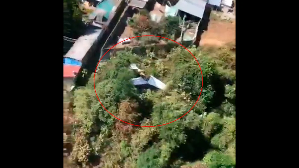 Se desploma avioneta en Villa Guerrero, Edomex; hay un lesionado