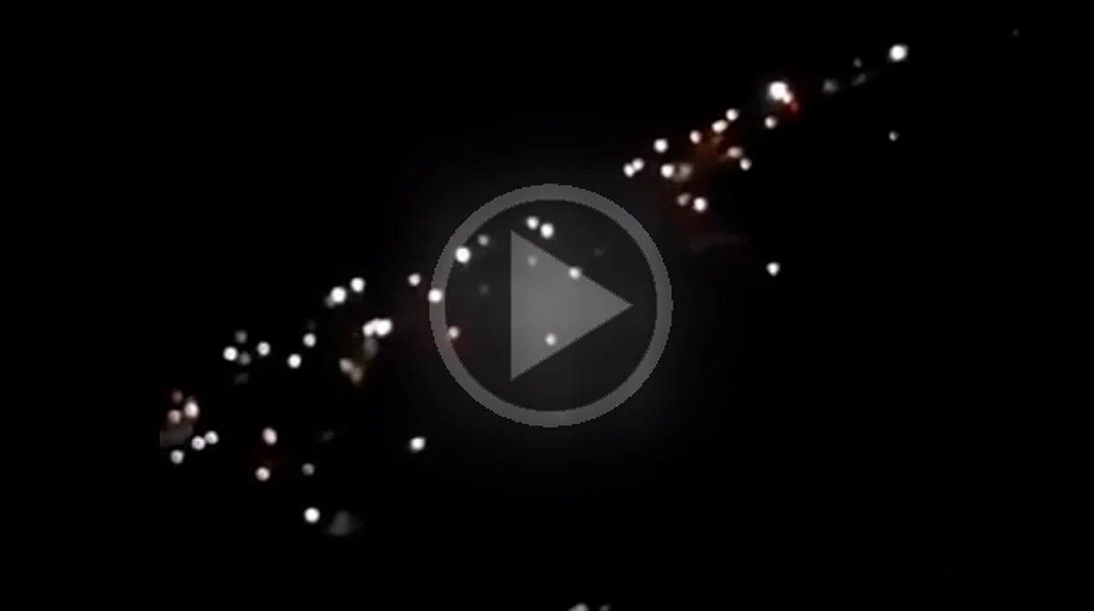 En redes sociales se dio a conocer un video que fue grabado a la distancia del lugar de los hechos, y en él se escuchan las detonaciones de arma de fuego