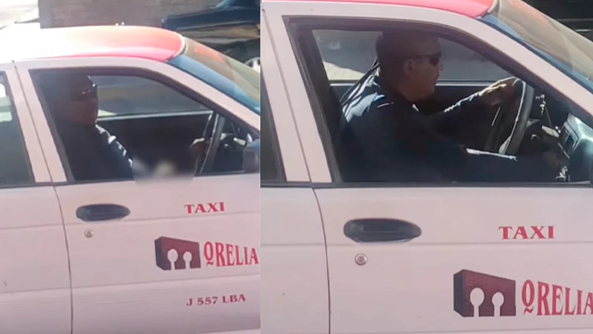 Joven exhibe a chofer de taxi Morelia que se masturbó frente a ella