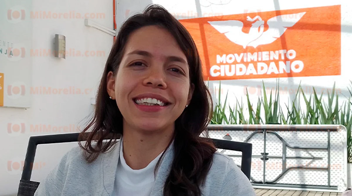 Andrea Avila aspira a la organización ciudadana para construir una mejor Morelia