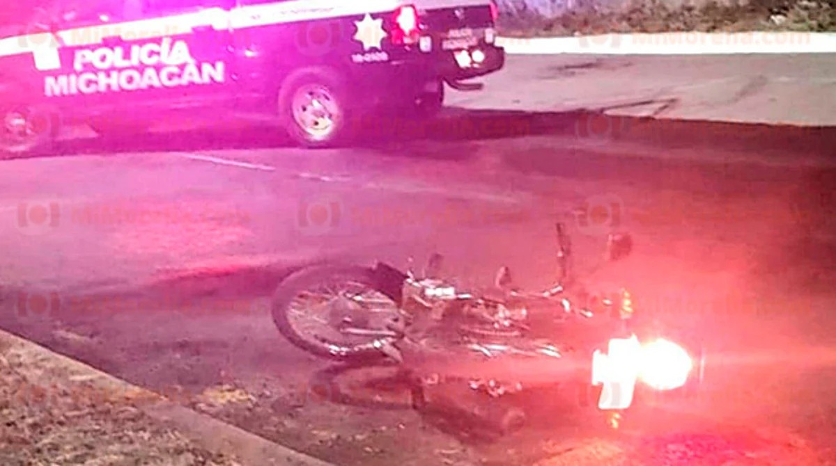 Muere motociclista tras accidente en la Morelia-Mil Cumbres