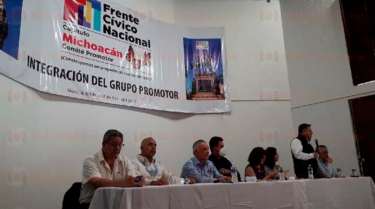 Integran grupo promotor del Frente Cívico Nacional