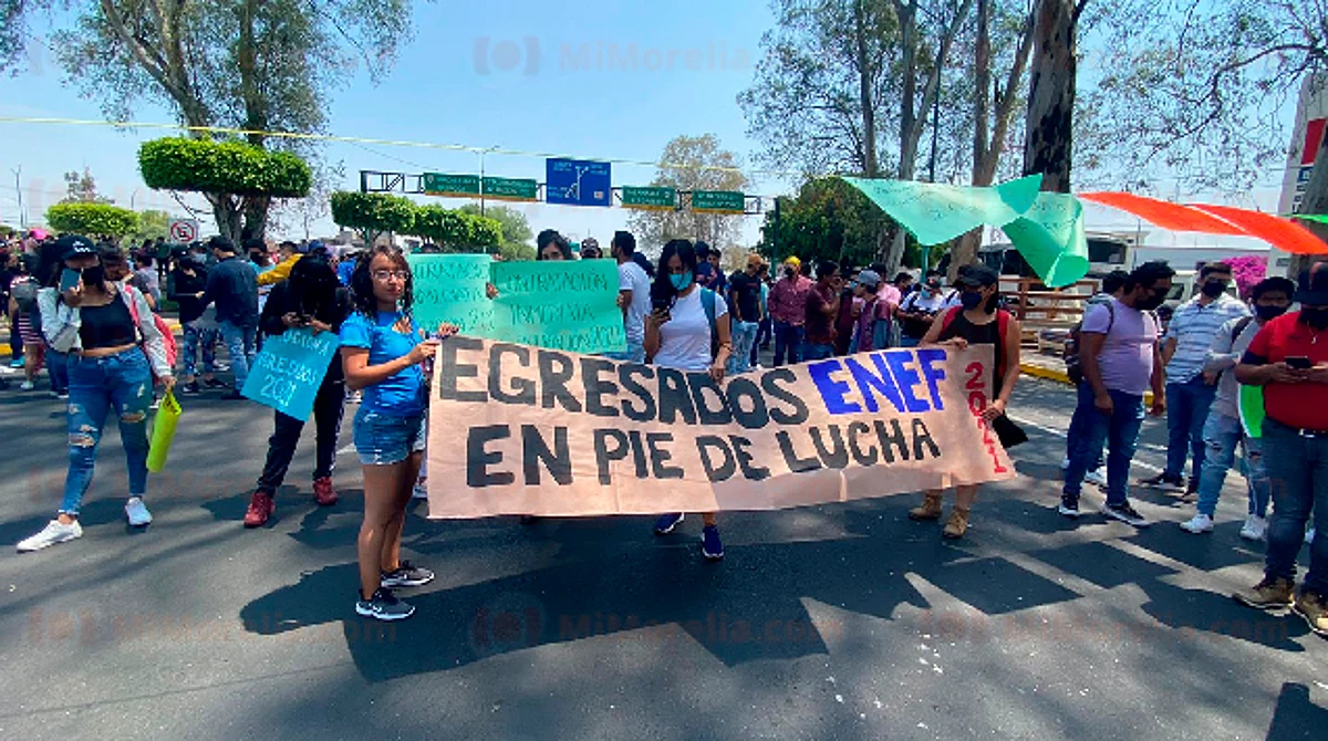 Las manifestaciones se han realizado como medida de protesta ante la aplicación del examen Ceneval