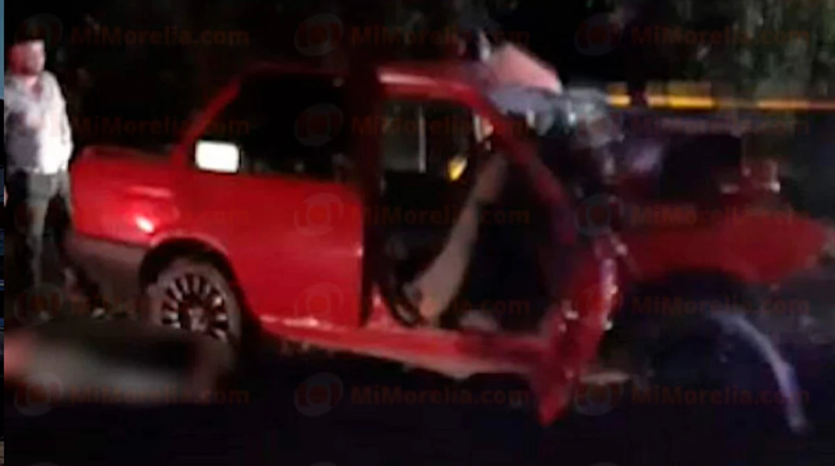 Mueren 4 personas en aparatoso accidente automovilístico en Tancítaro