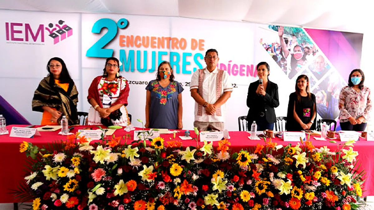IEM inaugura segundo encuentro de mujeres indígenas en Michoacán