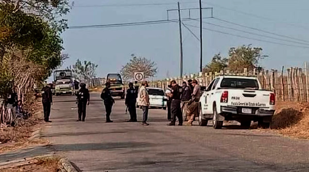 Abandonan restos de 3 personas y una cabeza en un taxi en Guerrero