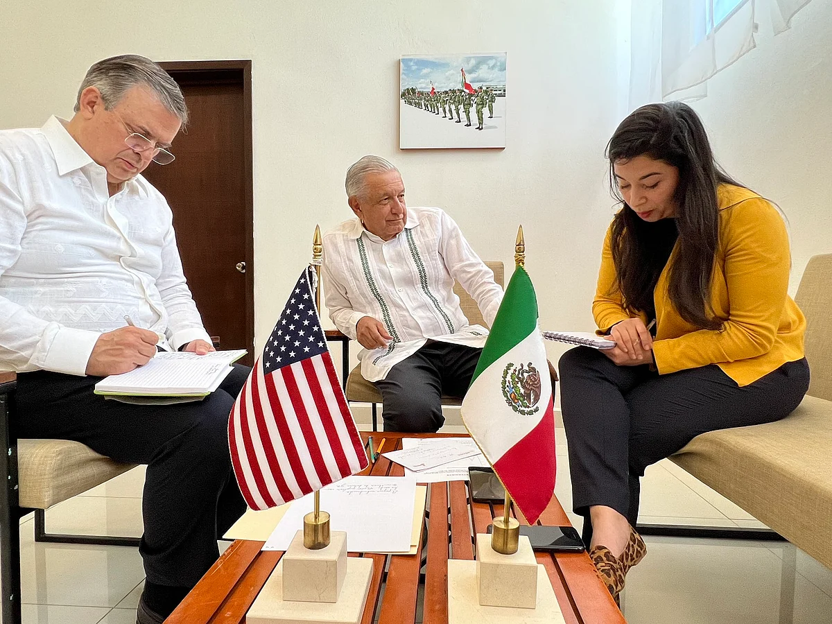 AMLO y Biden sostienen reunión de manera virtual