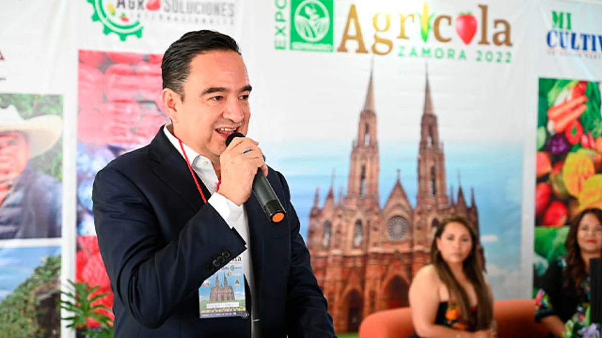 El presidente inauguró Expo Seminario Agrícola Zamora 2022