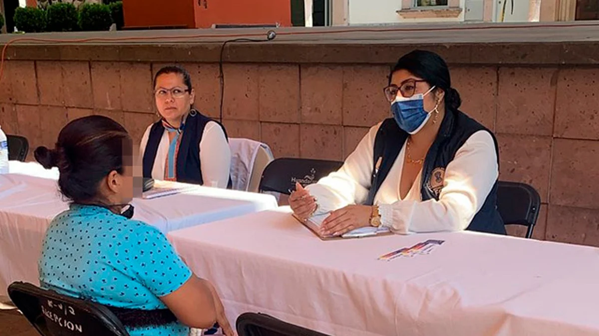 El módulo se instaló en la explanada de Palacio Municipal