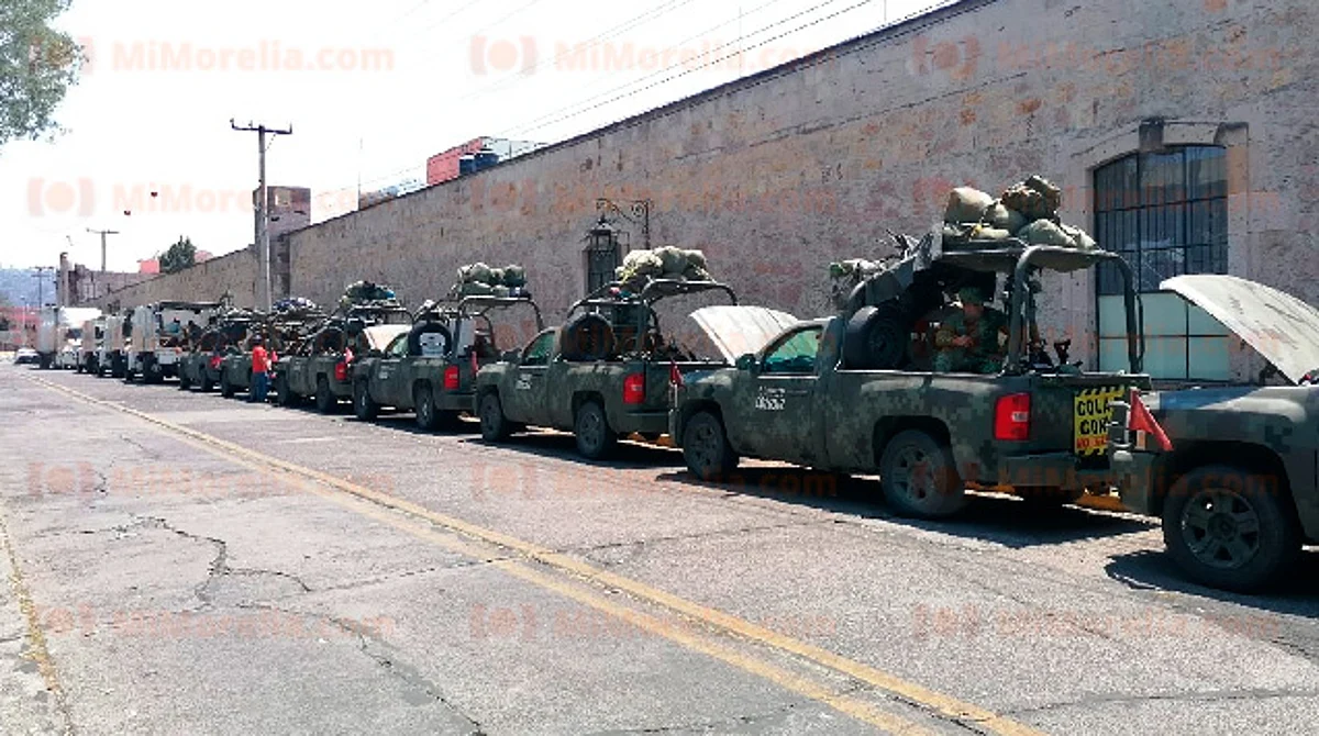 La tarde de este miércoles se informó de la llegada de los elementos al cuartel de la 21/a. Zona Militar