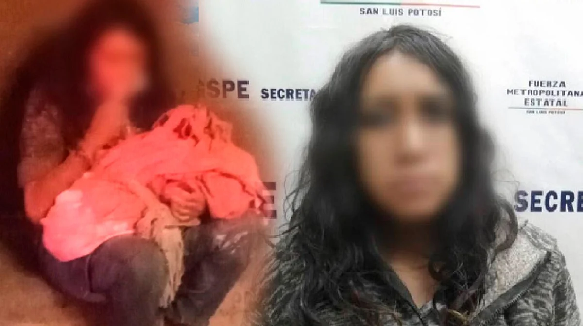 Mujer cargaba en brazos a su bebé muerto en centro de San Luis Potosí; es detenida