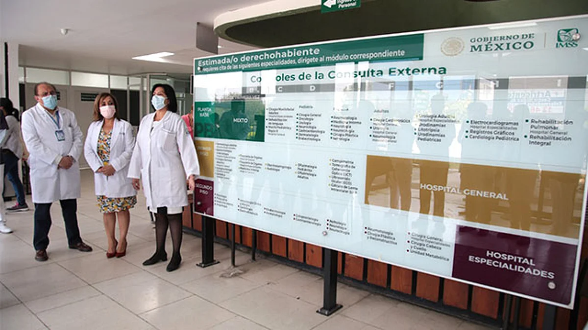 La doctora Célida Duque, reconoció el trabajo colaborativo de los Hospitales General y de Especialidades para otorgar consultas que no se habían realizado a causa de la pandemia