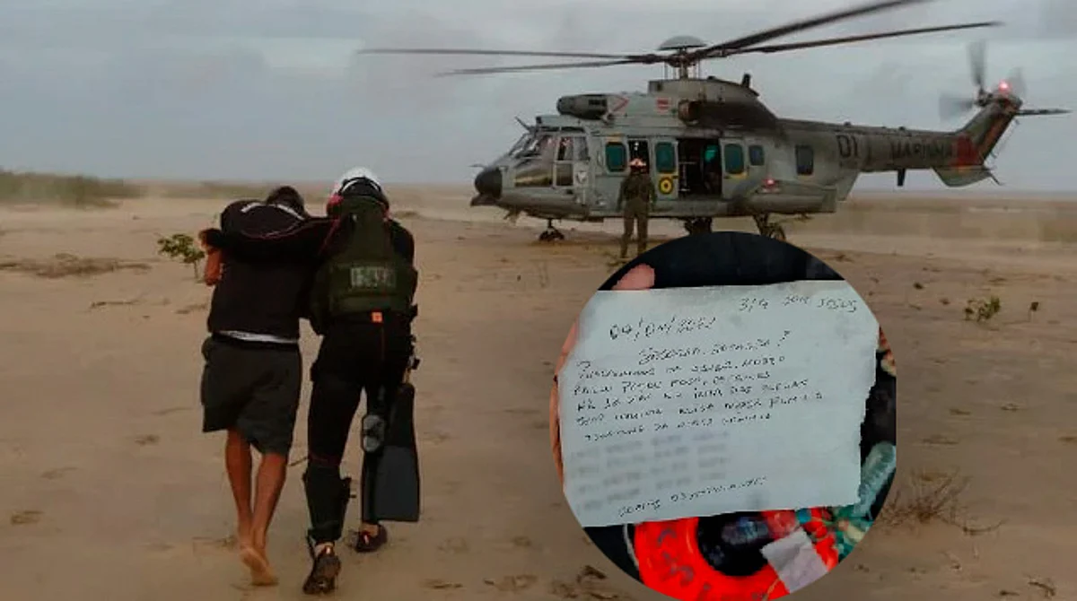 ¡Como de película! Náufragos se salvan gracias a mensaje que enviaron en una botella