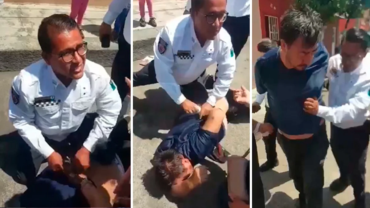 Captan otro presunto abuso policial por parte de la Policía Morelia