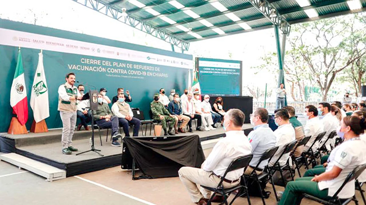IMSS reconoce apoyo para lograr vacunación contra Covid-19 en Chiapas