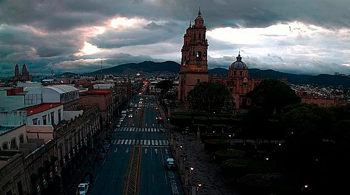 Mayormente nublado y con probabilidades de lluvia, este jueves en Morelia