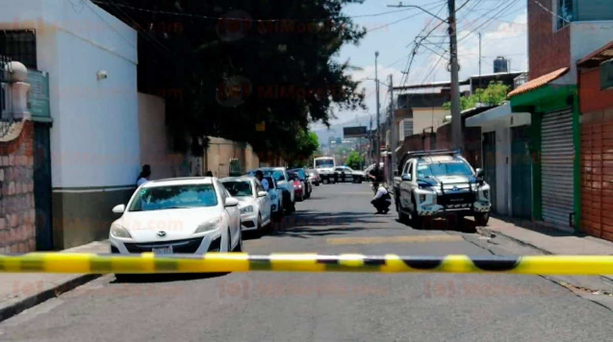 Sujetos realizan disparos en una colonia de Morelia; hay una mujer herida