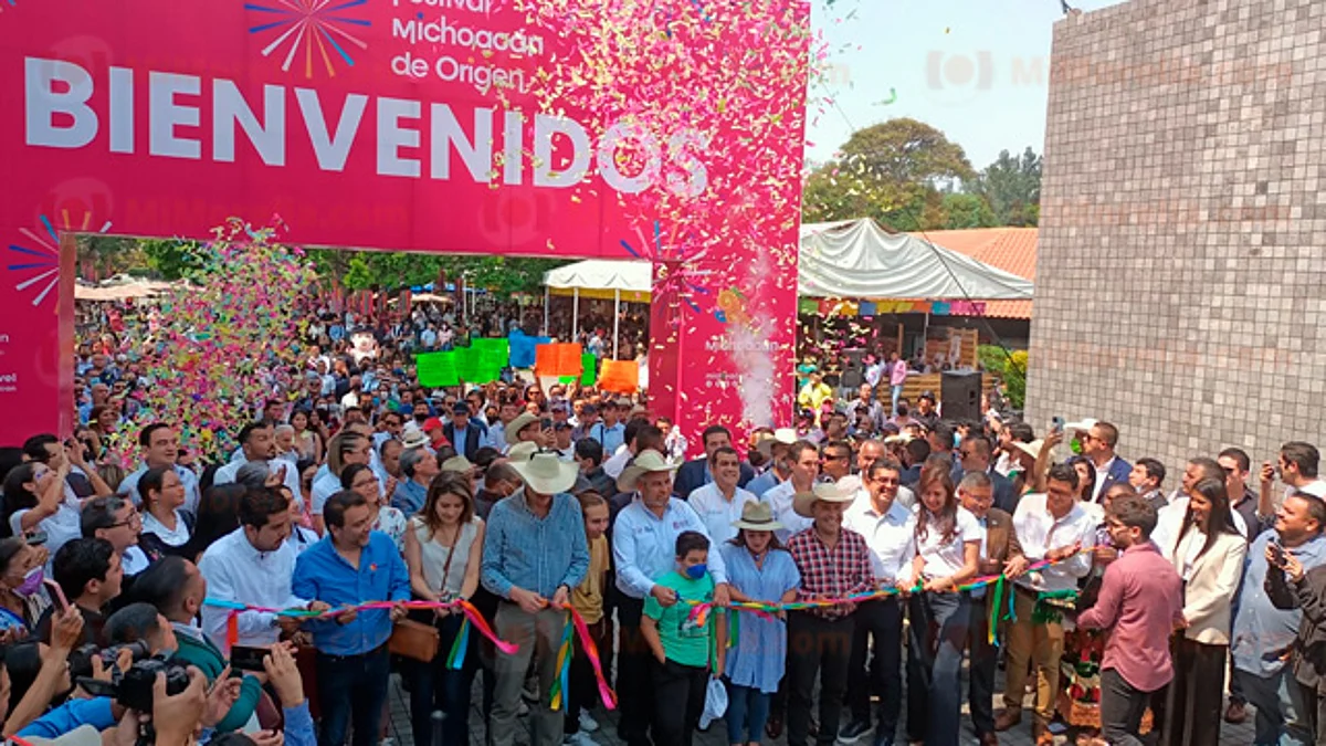 "Todos invitados a la gran fiesta"; inauguran Festival Michoacán de Origen