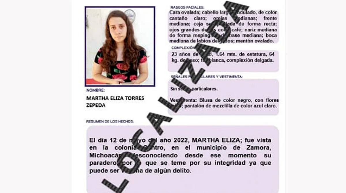 La joven regresará a casa con su familia