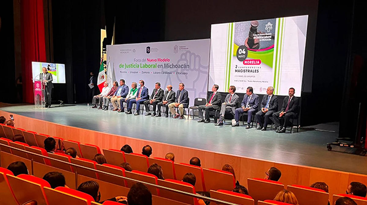 Inauguran Foro del Nuevo Modelo de Justicia Laboral en Michoacán