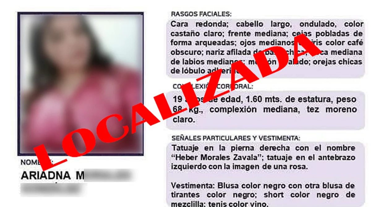 Localizan a joven con reporte de desaparecida en Morelia